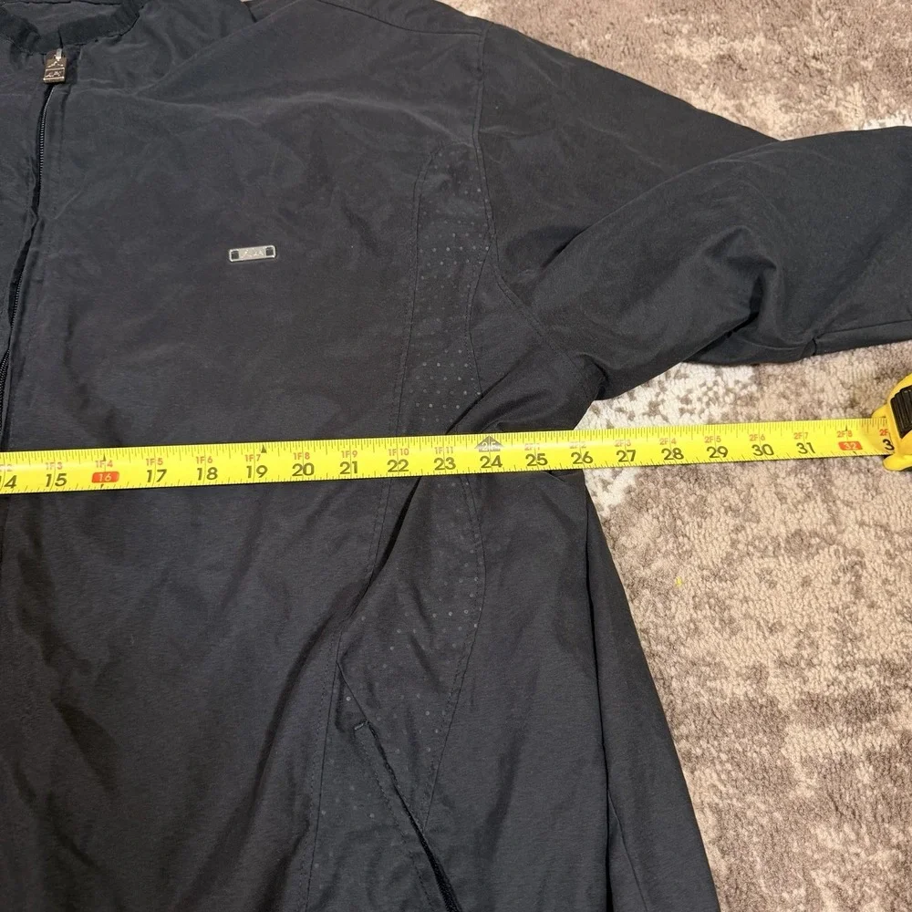 Jordan AF1 Full Zip Windbreaker Jacket‎ Mens 3XL Black Jumpman Long Sleeve